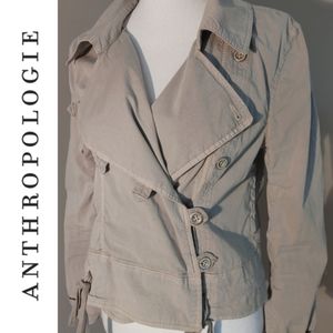 Anthro Marrakech Utility Moto Jacket small